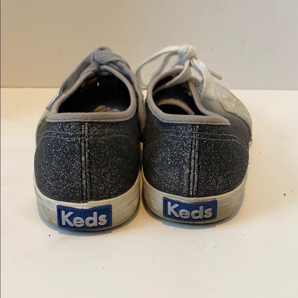Keds glitter sparkle ombré lace up shoes 6.5 - Picture 4 of 10
